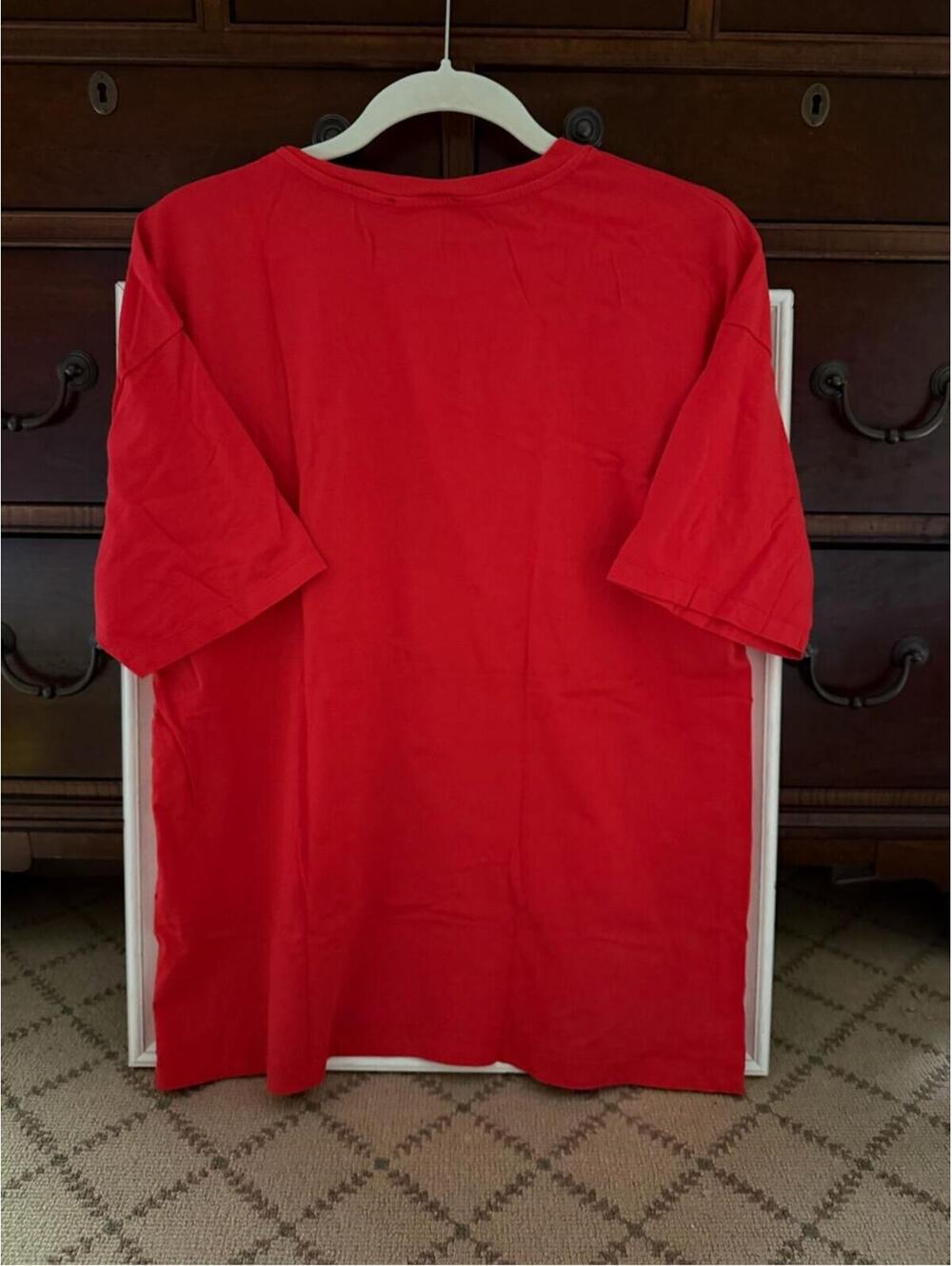Zara x Love Is red collaboration T-shirt L - Picture 5 of 7